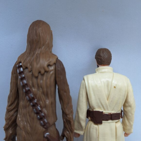 2013 Star Wars Figures Chewbacca‎ & Obi-Wan Kenobi Poseable Arms And Legs - Picture 7 of 11